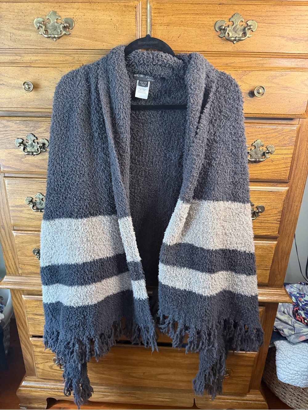 Barefoot Dreams Fringe Shawl